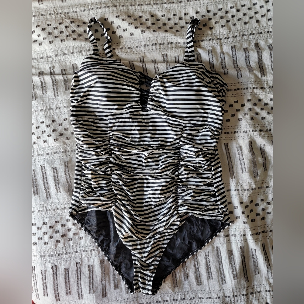 Torrid size 3 one-piece swimsuit.
